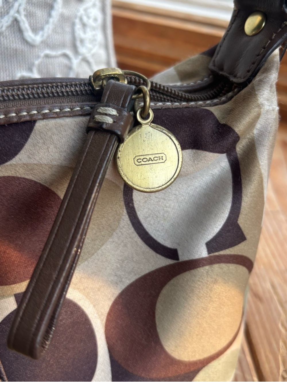 Coach Mini Hobo Handbag No. C0768-40658 - Picture 5 of 11